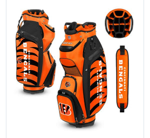 Cincinnati Bengals Bucket III Cooler Cart Bag - AtlanticCoastSports