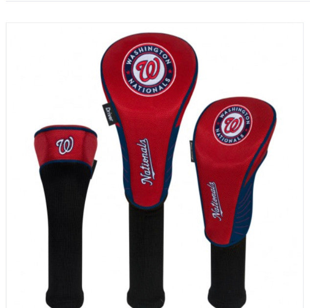 Washington Nationals 3 Set Golf Headcovers - AtlanticCoastSports