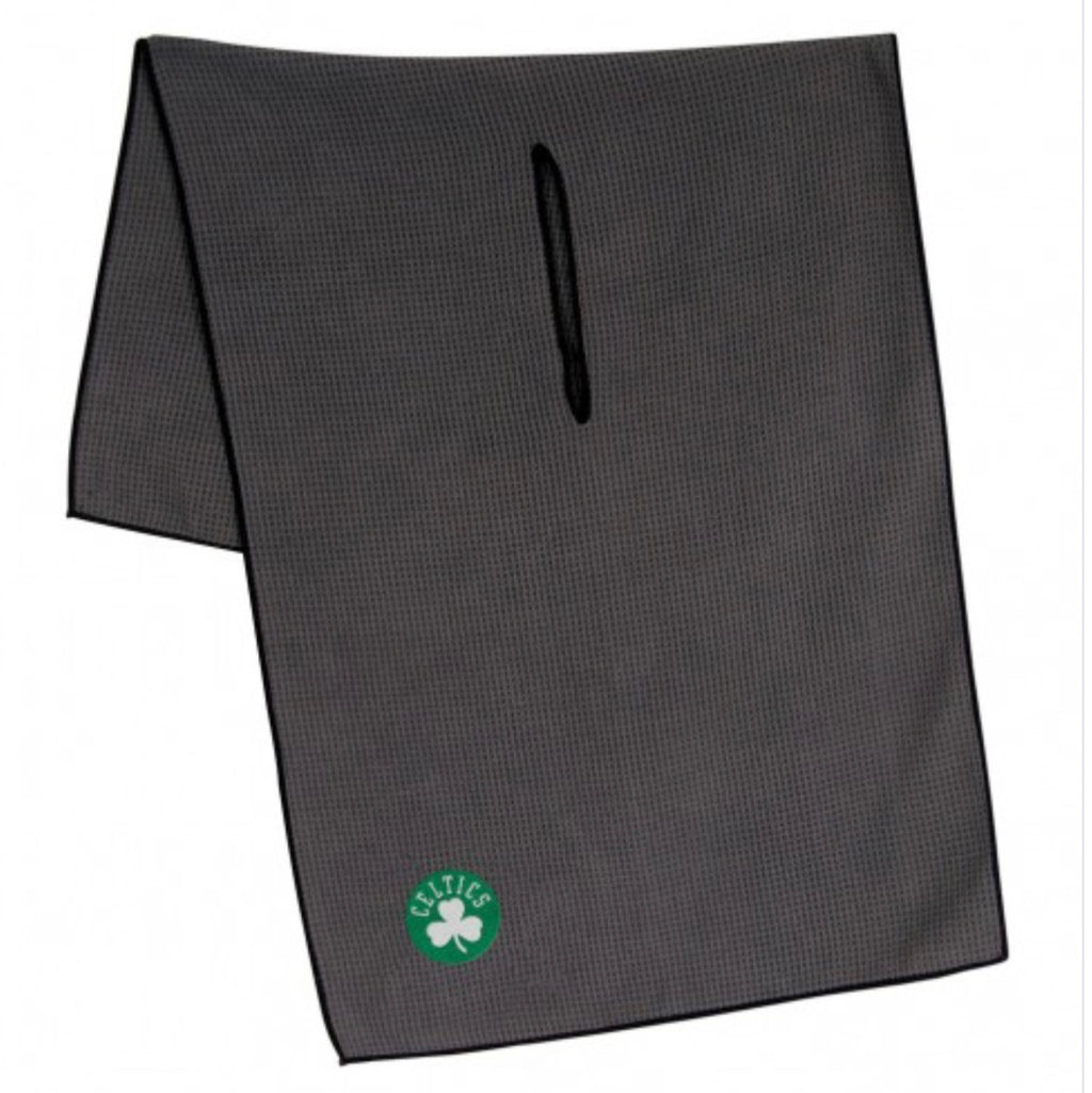Boston Celtics Grey Microfiber Towel 19" X 41" - AtlanticCoastSports
