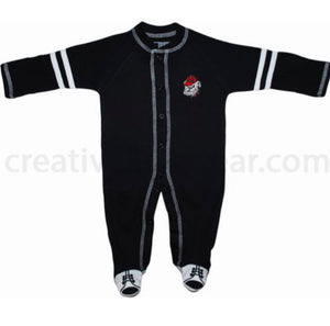 Georgia Bulldogs Sports Shoe Footed Romper - AtlanticCoastSports