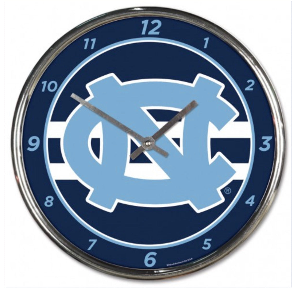 NORTH CAROLINA, UNIVERSITY OF CHROME CLOCK - AtlanticCoastSports