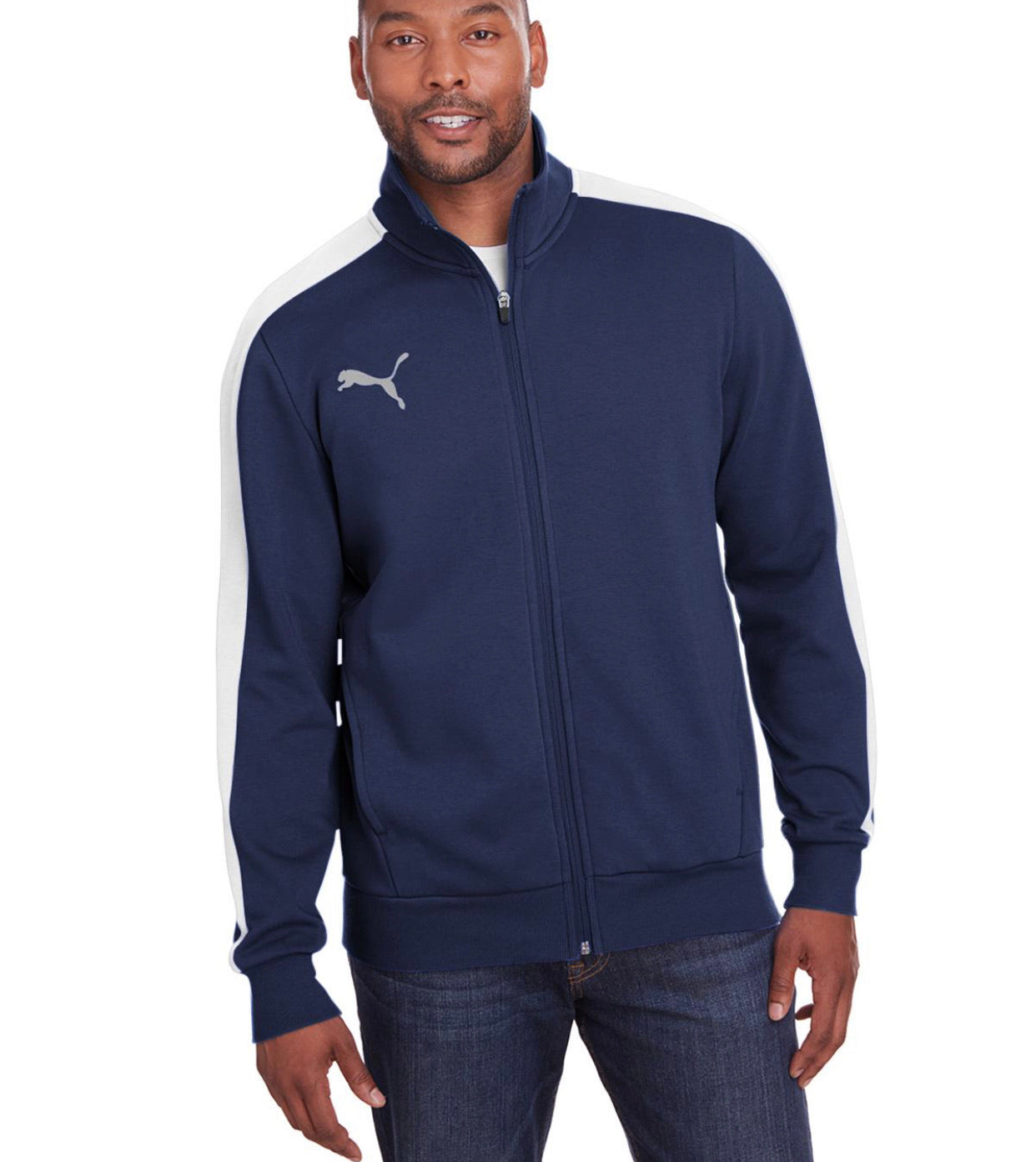 Puma Sport Adult Puma P48 Fleece Track Jacket 597021 - AtlanticCoastSports