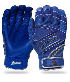 Powerstrap Franklin Chrome Batting Gloves - AtlanticCoastSports