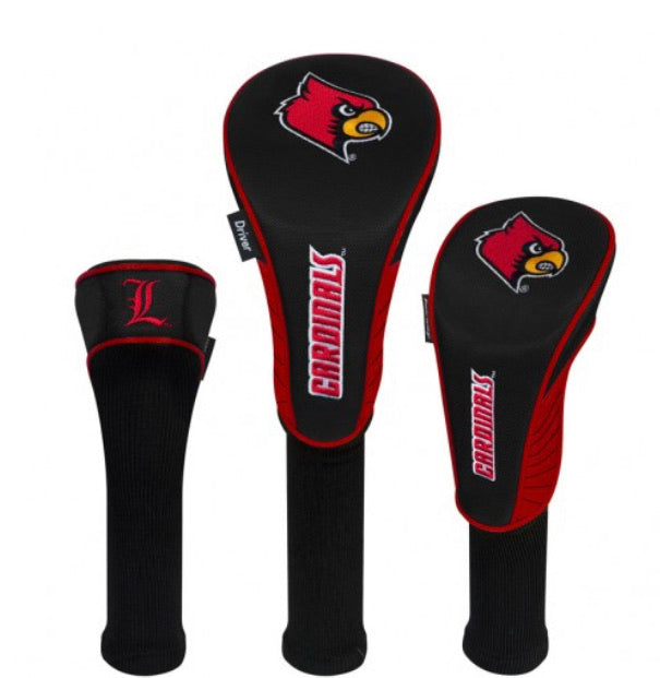 Louisville Cardinals 3 Set Golf Headcover - AtlanticCoastSports