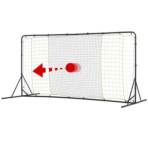 Heavy Duty Steel Rebounder with Ground Stakes - 12' X 6' - AtlanticCoastSports