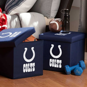 Indianapolis Colts  NFL® Storage Ottoman - AtlanticCoastSports