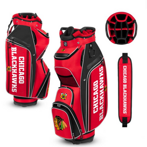 Chicago Black Hawks Cooler Cart golf Bag 3 Free Shipping - AtlanticCoastSports