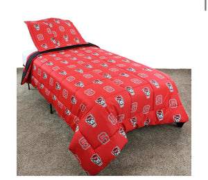 North Carolina State Wolfpack Reversible King Size  Comforter Set - AtlanticCoastSports