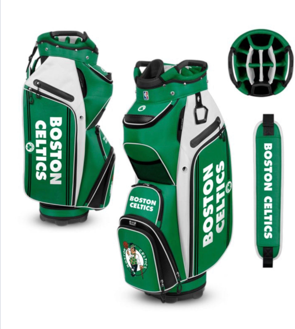 Boston Celtics Bucket III Cooler Cart Bag - AtlanticCoastSports