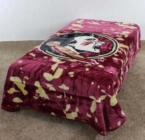NCAA Florida State Seminoles Huge Raschel Throw Blanket - AtlanticCoastSports
