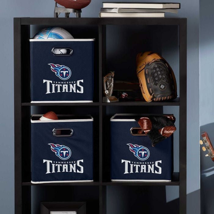 Tennessee Titians NFL® Collapsible Storage Bins - AtlanticCoastSports
