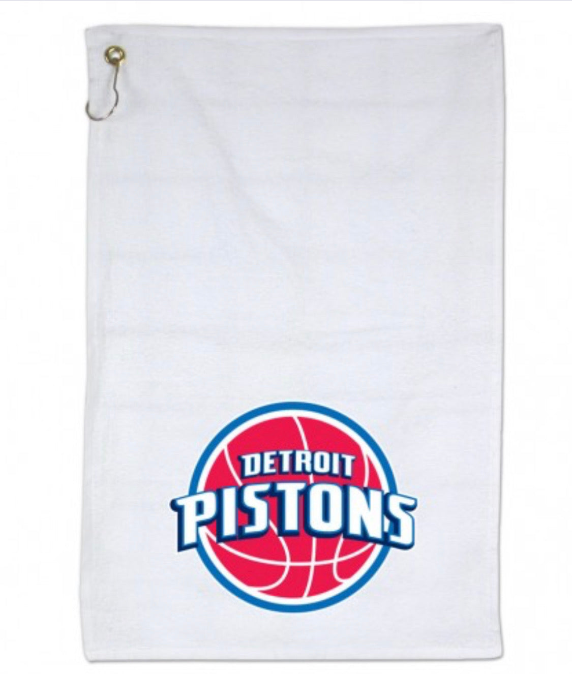 Detroit Pistons Towel W/Grommet 16" X 25" - AtlanticCoastSports