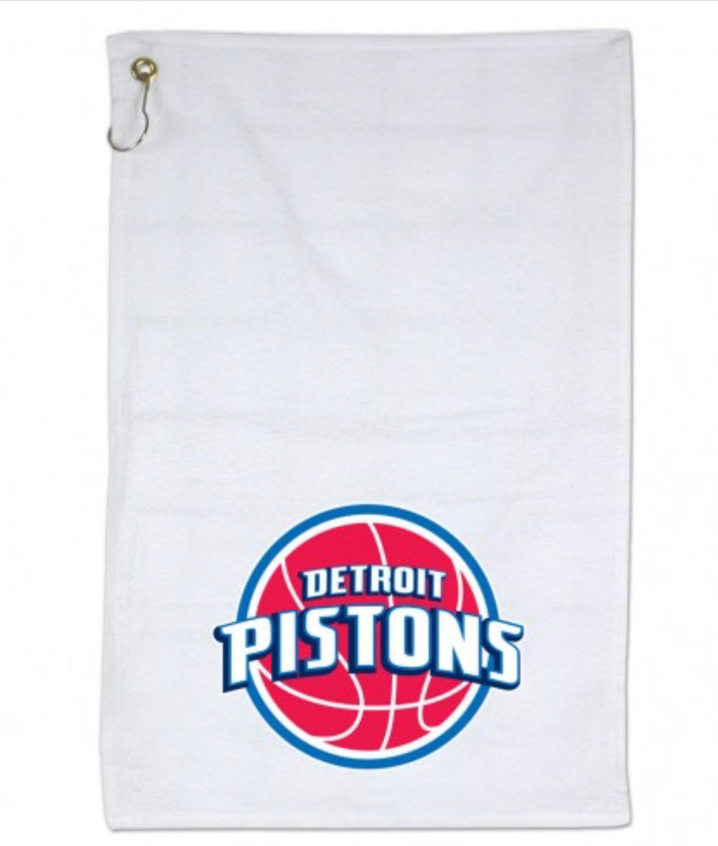 Detroit Pistons Towel W/Grommet 16" X 25" - AtlanticCoastSports