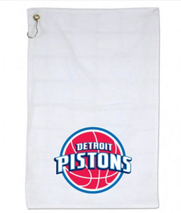 Detroit Pistons Towel W/Grommet 16" X 25" - AtlanticCoastSports