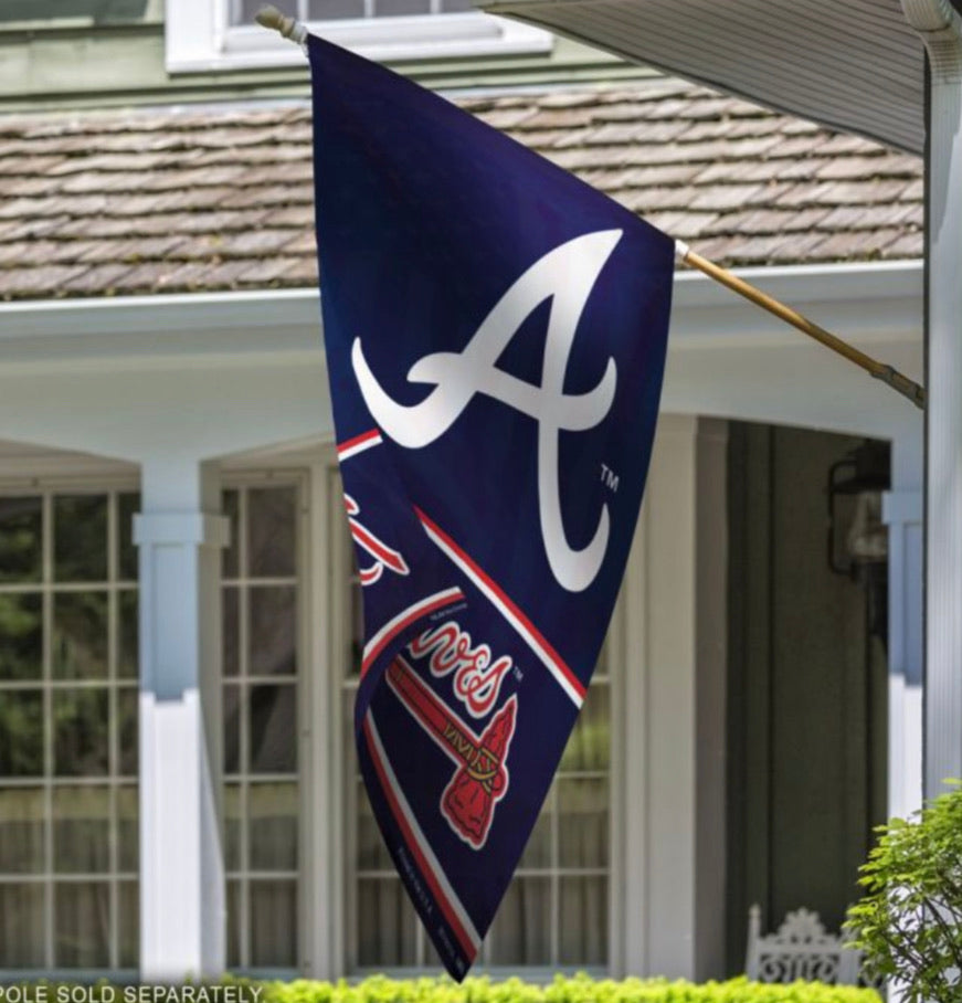 Atlanta Braves Vertical Flag 28” X 40” - AtlanticCoastSports