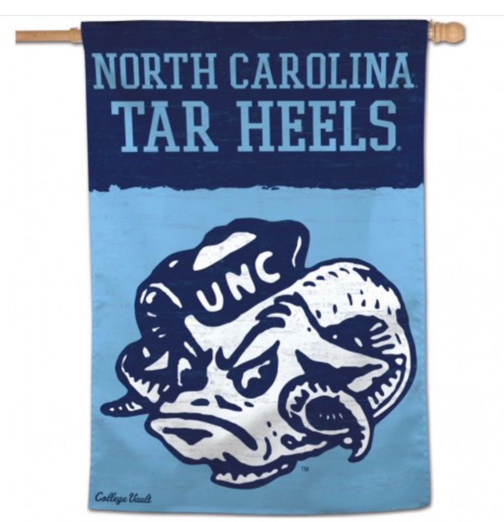 NORTH CAROLINA, UNIVERSITY OF /COLLEGE VAULT VERTICAL FLAG - AtlanticCoastSports