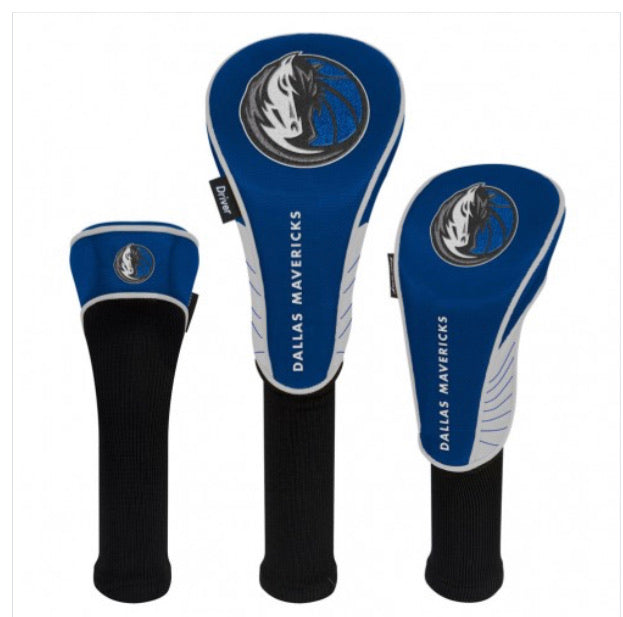 Dallas Mavericks Set of 3 Golf Head Covers - AtlanticCoastSports