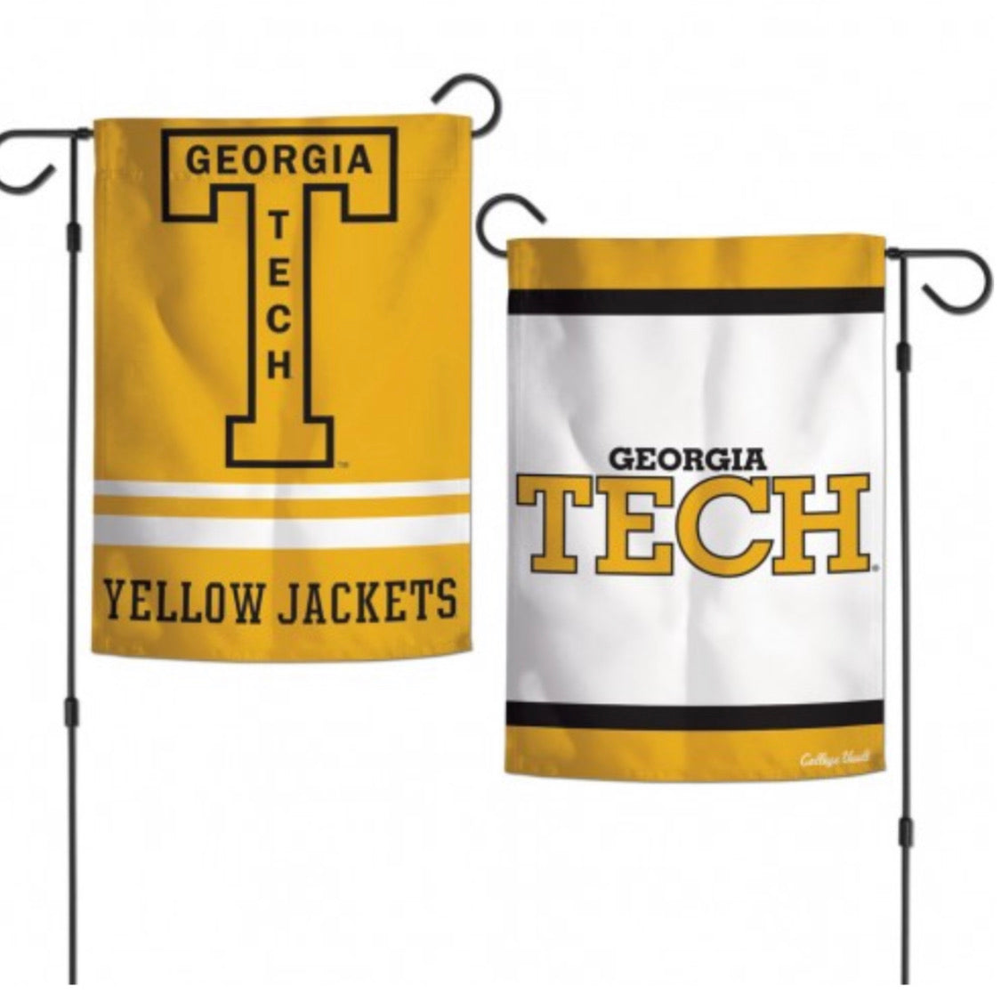 Georgia Tech Yellowjackets 2 Sided Garden Flag 12.5" X 18" - AtlanticCoastSports