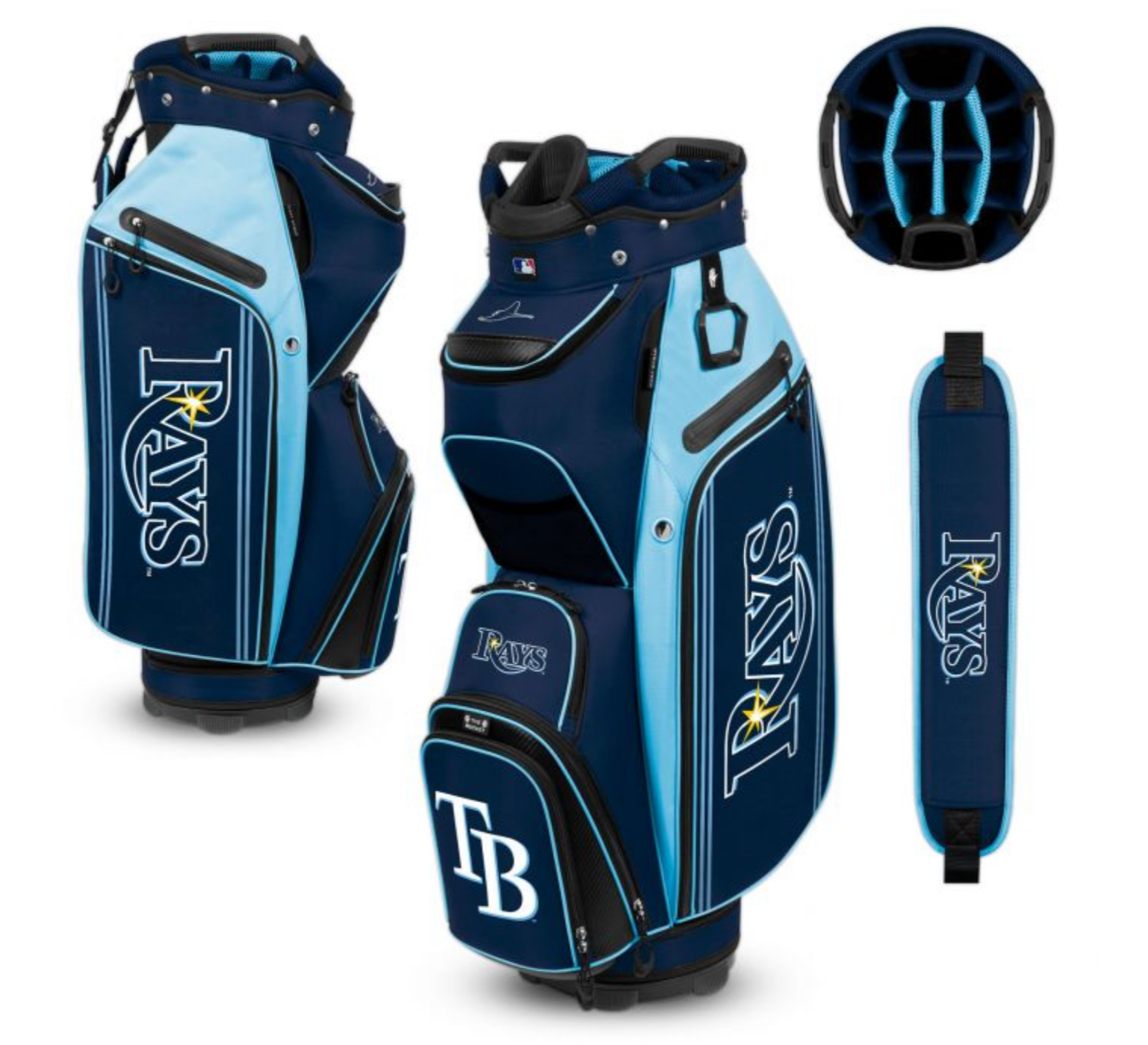Tampa Bay Rays Golf Bag - The Bucket Cart Bag - AtlanticCoastSports
