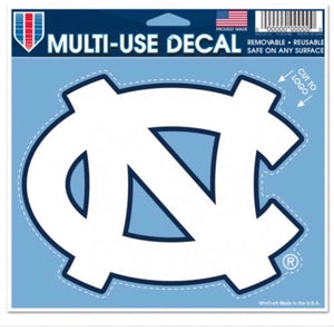 NORTH CAROLINA, UNIVERSITY OF MULTI-USE DECAL - CUT TO LOGO 5" X 6" - AtlanticCoastSports
