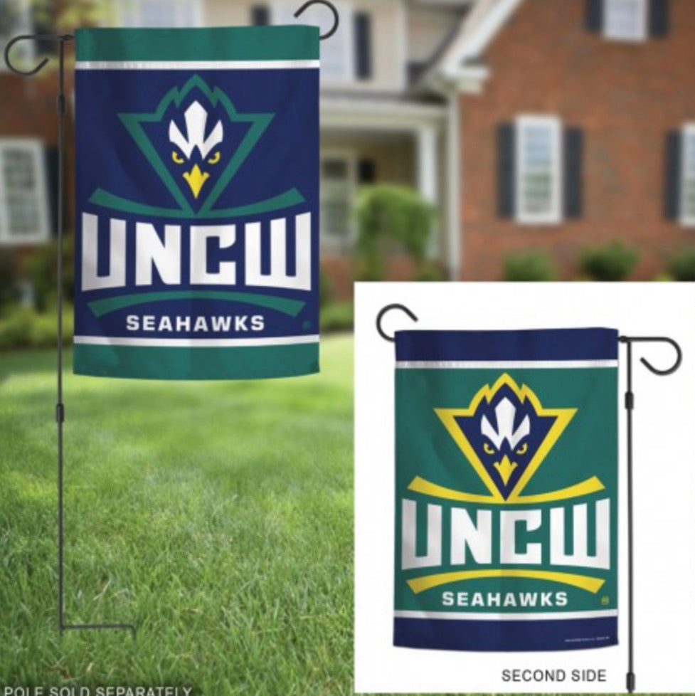 UNC Wilmington 2 Sided Garden Flag 12.5" X 18" - AtlanticCoastSports