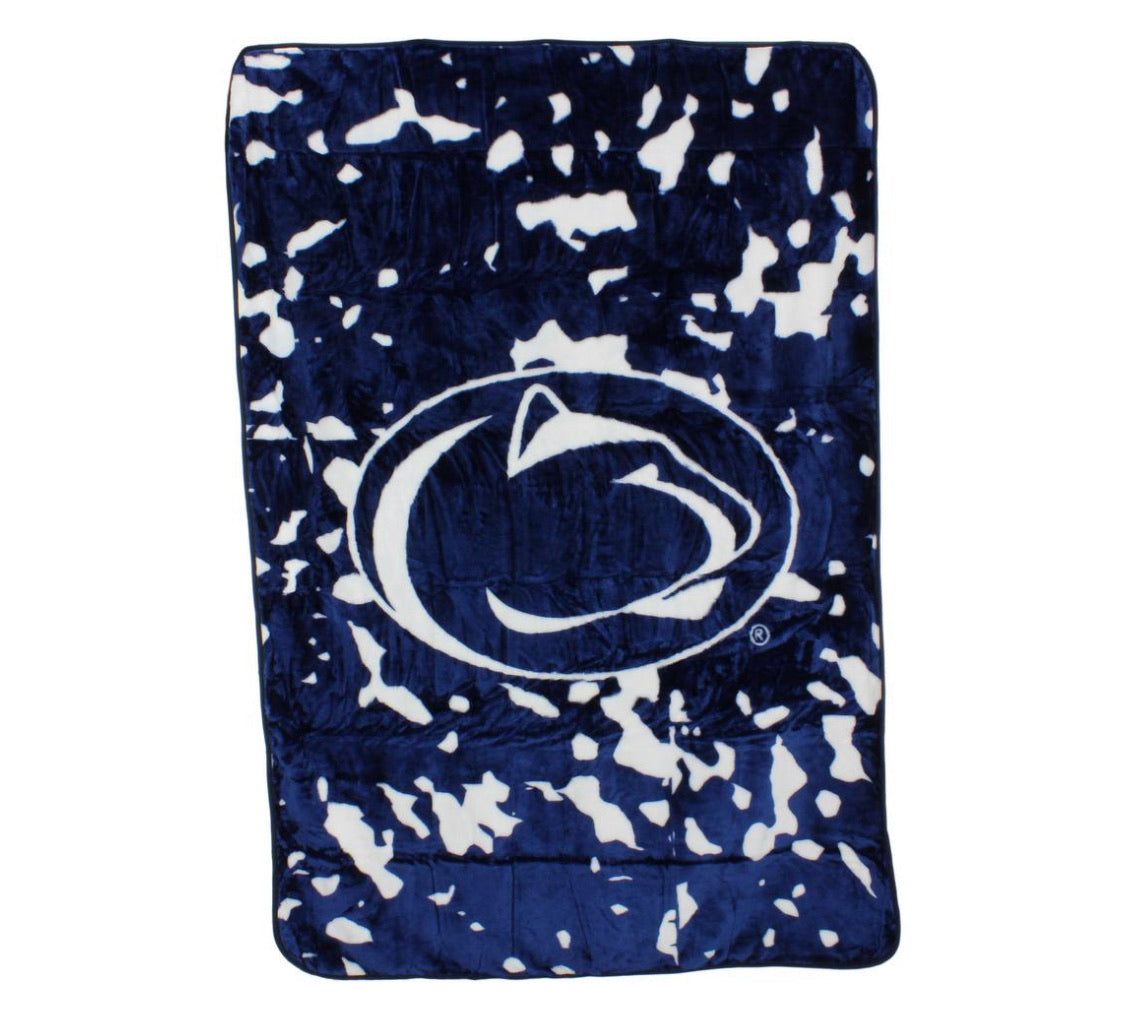 NCAA Penn State Nittany Lions Huge Raschel Throw Blanket - AtlanticCoastSports