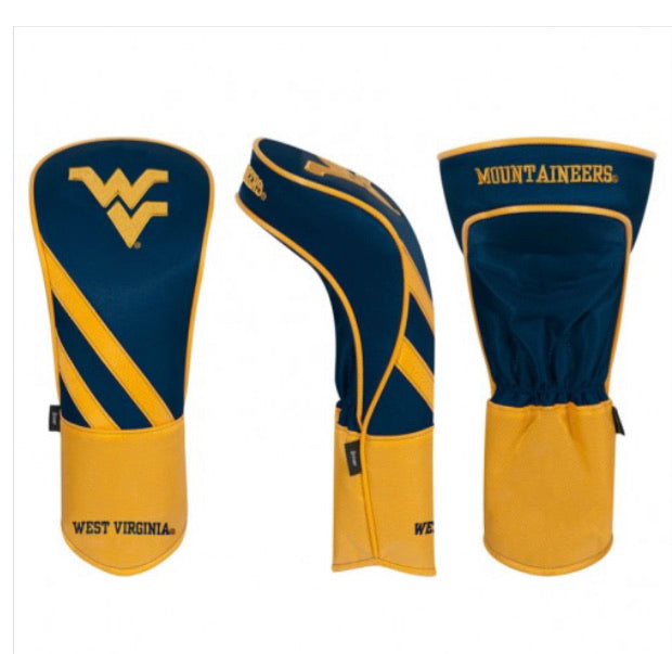 West Virginia Mountaineers Golf Driver Cover - AtlanticCoastSports