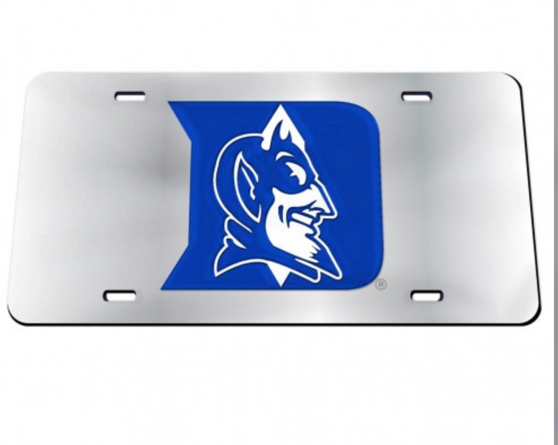 DUKE SPECIALTY ACRYLIC LICENSE PLATE - AtlanticCoastSports