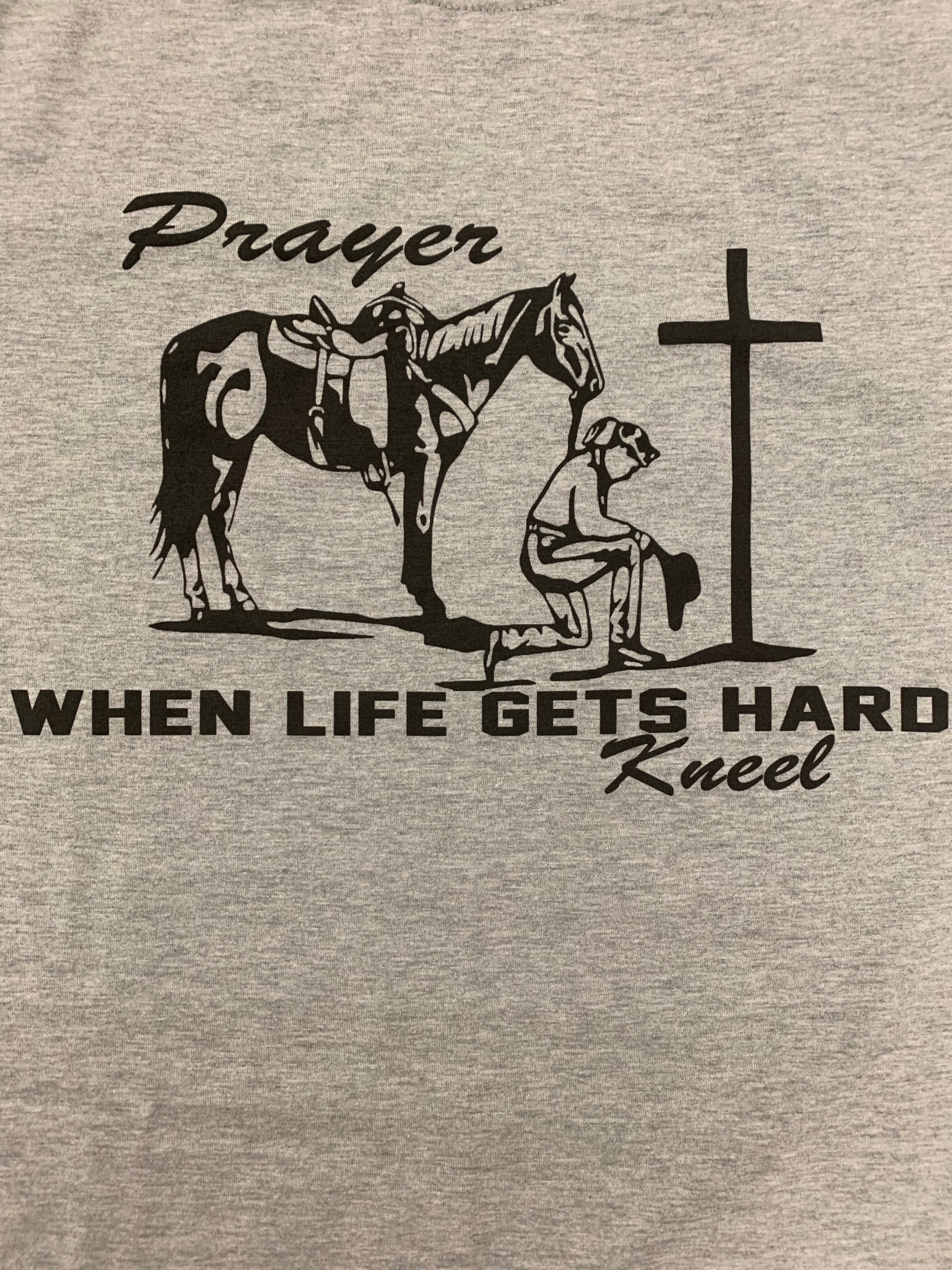 Christian Life Is Hard Kneel Tees!! - AtlanticCoastSports