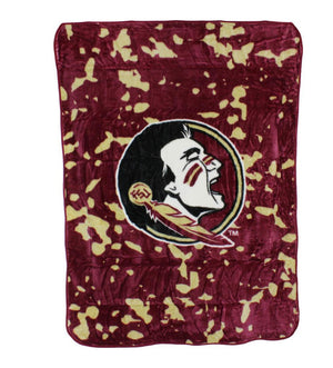 NCAA Florida State Seminoles Huge Raschel Throw Blanket - AtlanticCoastSports