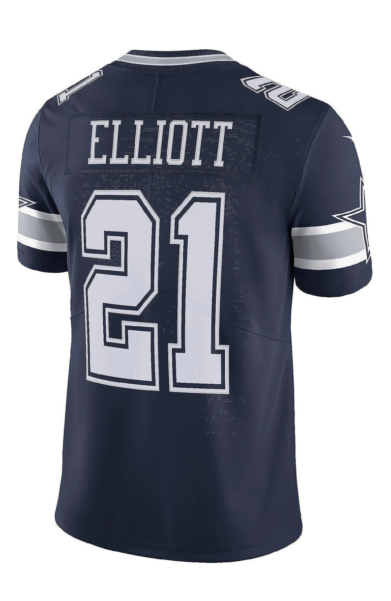 Dallas Cowboys Ezekiel Elliott #21 Nike 1960 Navy Vapor Limited Jersey - AtlanticCoastSports