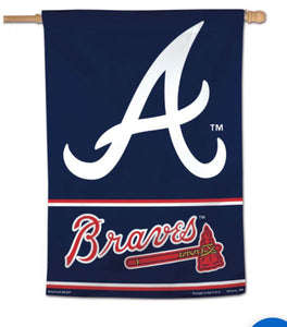 Atlanta Braves Vertical Flag 28” X 40” - AtlanticCoastSports