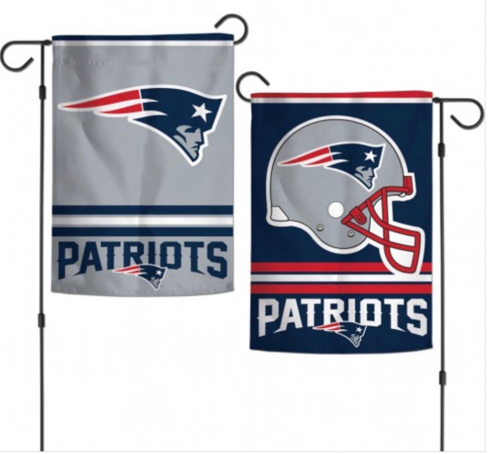 New England Patriots 2 SIDED Garden Flag 12.5" X 18" - AtlanticCoastSports