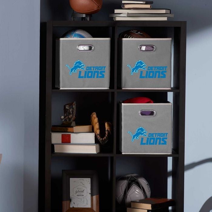 Detroit Lions NFL® Collapsible Storage Bins - AtlanticCoastSports