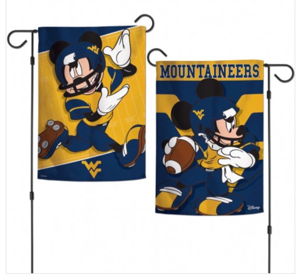 West Virginia Mountaineers 2 SIded Garden Flag 12.5" X 18" - AtlanticCoastSports