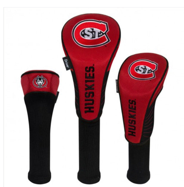 ST Cloud State University Set of 3 Golf Head Covers - AtlanticCoastSports