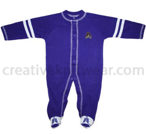 East Carolina Pirates Sports Shoe Footed Romper - AtlanticCoastSports