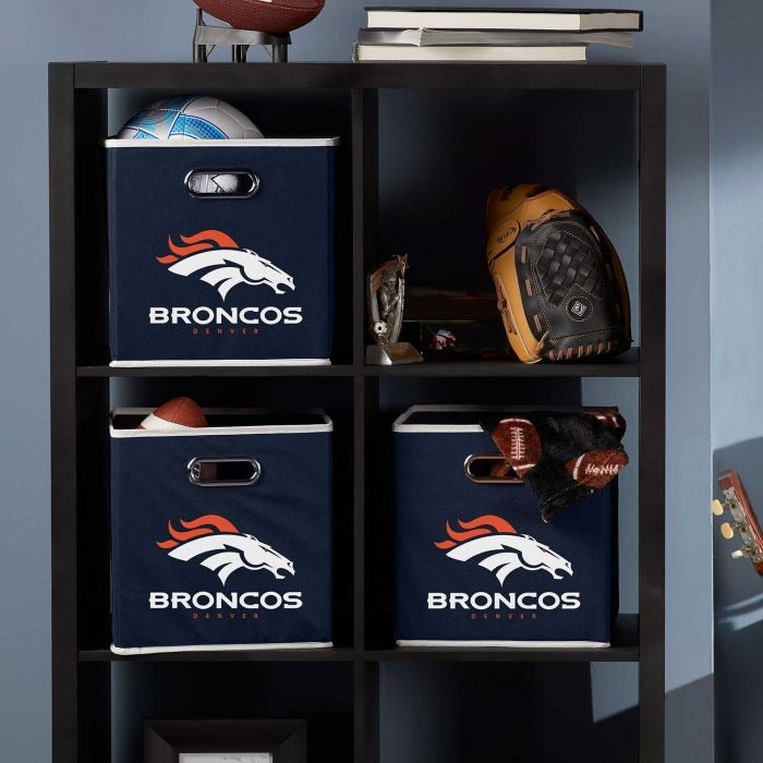 Denver Broncos NFL® Collapsible Storage Bins - AtlanticCoastSports