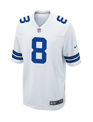 Dallas Cowboys  Troy Aikman #8 Nike White Game Replica Jersey - AtlanticCoastSports