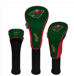 Minnesota Wild Golf Head Covers Set of 3 - AtlanticCoastSports