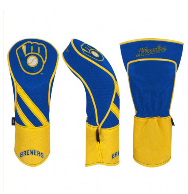 Milwaukee Brewers Golf Driver Headcover - AtlanticCoastSports