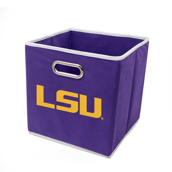 LSU Collapsible Storage Bins - AtlanticCoastSports