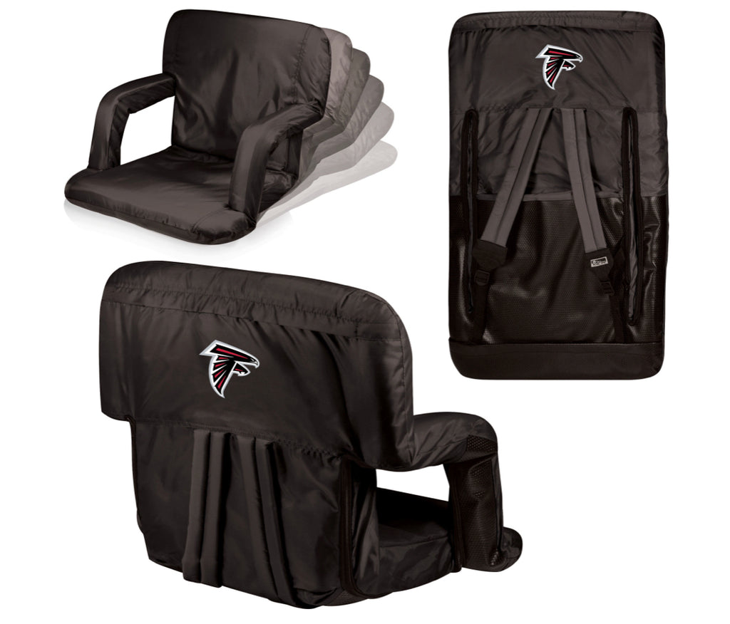 Atlanta Falcons Ventura Portable Reclining Stadium Seat - AtlanticCoastSports