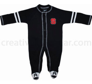 NC State Wolfpack Sports Shoe Footed Romper - AtlanticCoastSports