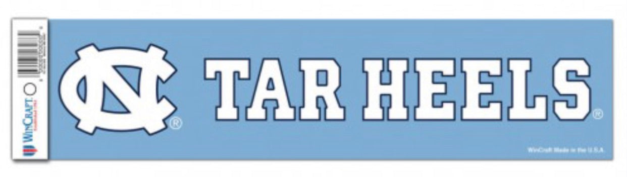 NORTH CAROLINA, UNIVERSITY OF BUMPER STRIP 3" X 12" - AtlanticCoastSports