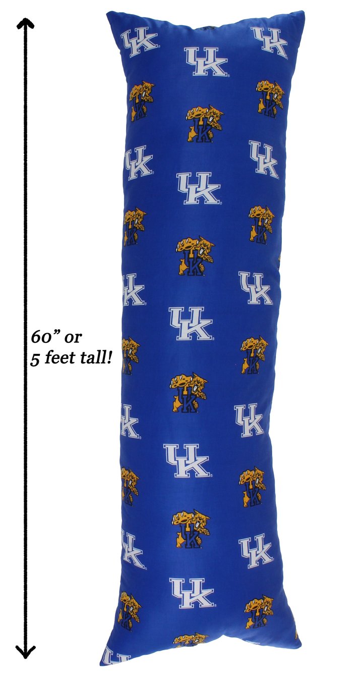 NCAA Kentucky Wildcats Printed Body Pillow - AtlanticCoastSports