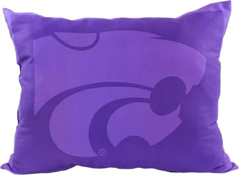 NCAA Kansas State Wildcats Fully Stuffed Big Logo Pillow - AtlanticCoastSports