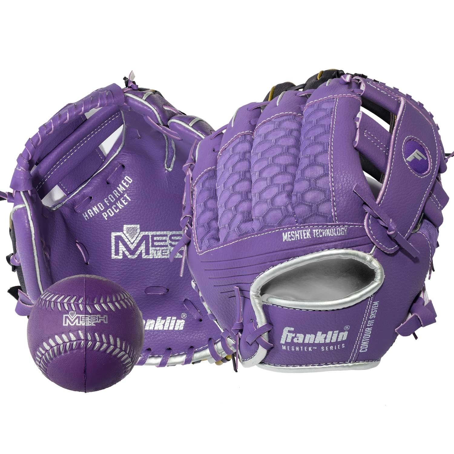 Franklin MESHTEK SERIES 9.5" Tee Ball Glove 2 Colors Available - AtlanticCoastSports