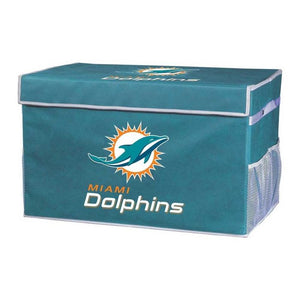 Miami Dolphins  Collapsible Storage Footlocker Bins - AtlanticCoastSports