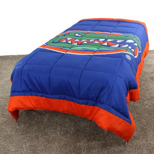 Florida Gators 2 Sided Twin Big Logo Light Comforter - AtlanticCoastSports